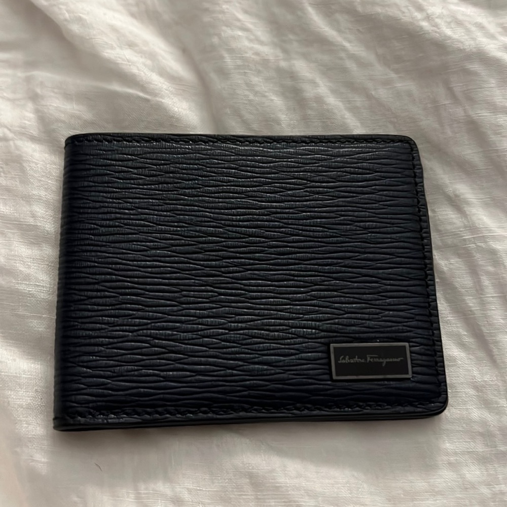 Salvatore Ferragamo Revival 3.0 Bifold Wallet Royal Blue